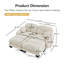 Canapé modulaire ergonomique en chenille-21443422-21443952