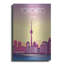 Art mural en métal luxueux «Toronto Canada» par Arctic Frame Studio, 12 po x 16 po-114790557