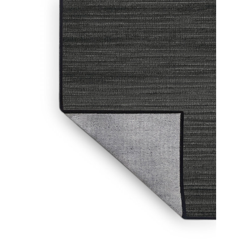 Machine Washable Solid Gray Area Rug, Rectangle 7' x 10'