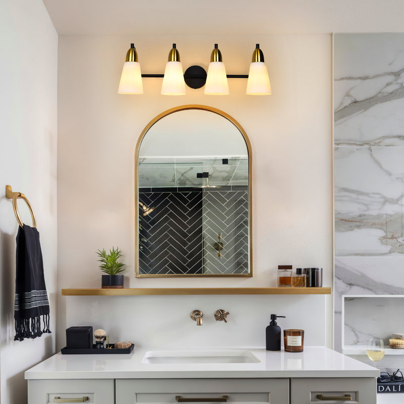 Dimmable Vanity Light, Bulbs not Included, 4