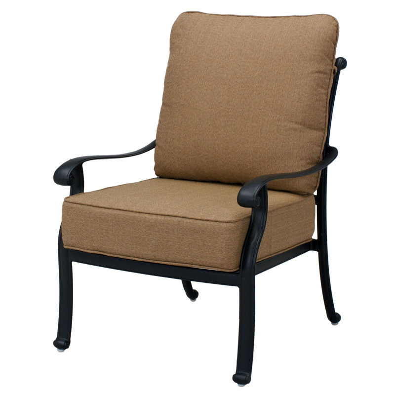 Melchior Powder Coated Aluminum Outdoor Lounge Chair