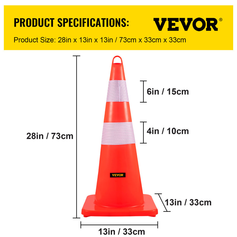 VEVOR 28'' H Post
