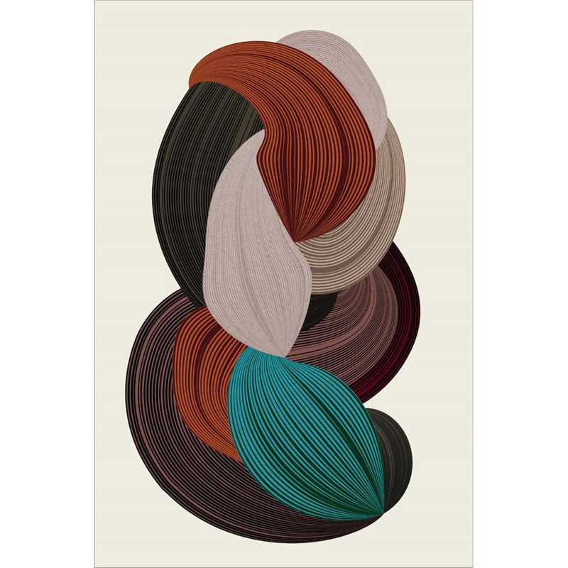 Fibres 3 par Design Fabrikken - impression encadrée
