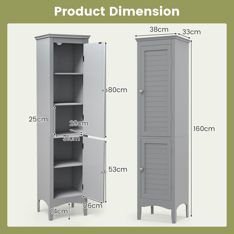 Freestanding Linen Cabinet