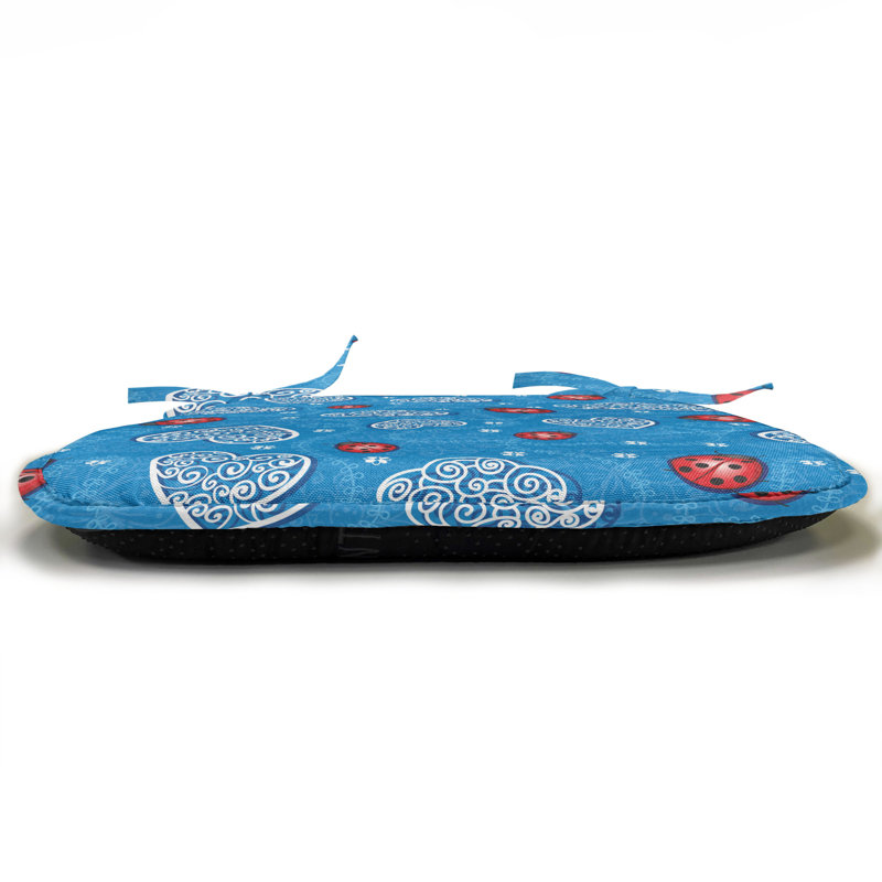 Ladybugs Chair Pad Cushion