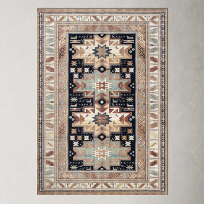 Ovid Moroccan Rust Area Rug