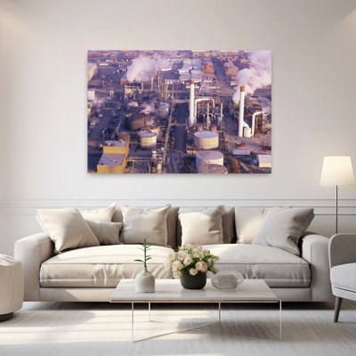 Oil Refinery by J Sohm/VOA LLC - Wrapped Canvas Print