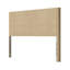 Tête de lit pour grand lit en chêne avec grain ondulé et vertical arqué, fusion rétro moderne, assemblage facile, matériau pour lit de taille, conception, motif de grain, installation rapide, construction-964267876
