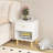 Wooden Nightstand With One Drawer One Shelf For Kids