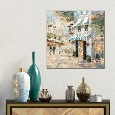 Rooftop Café Detail II by Ruane Manning - Gallery-Wrapped Canvas Giclée on Canvas