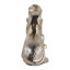 Figurine mignonne de chien qui s'embrasse pour la maison - Sculpture décorative pour tablette, table d'appoint ou décoration de salon - 10 po, doré