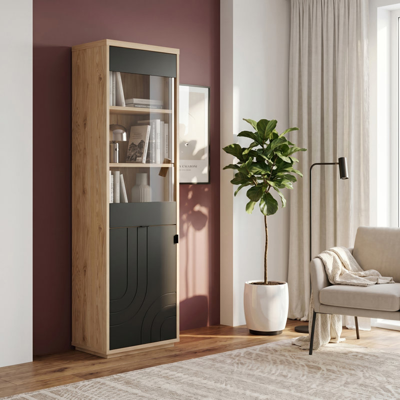 AURIQUET 202.1 cm H x 60 cm W Bookcase