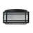 Black 2 - Bulb Outdoor Flush Mount