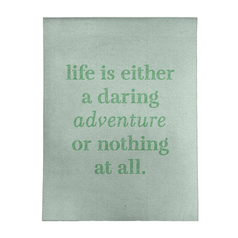 Tapis en poly-citation "life life", Rectangle 9 pi x 12 pi
