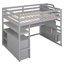 Lit mezzanine avec bureau et tablettes-1376788793