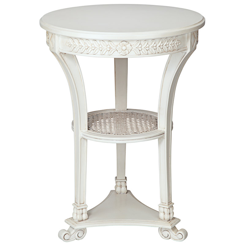 Black Panther Sculptural Glass Top End Table