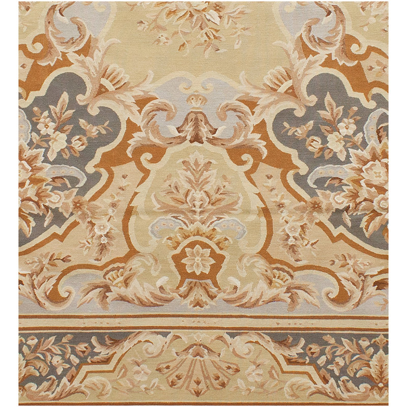 Wool Oriental Area Rug, Square 6' x 6'