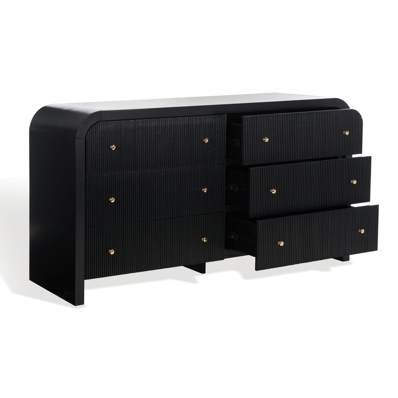 Liabella 62" Double Dresser, Black
