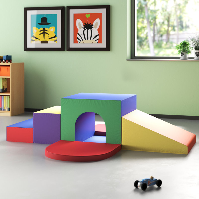 Labyrinthe 360 degrés ECR4Kids SoftZone, Assortis