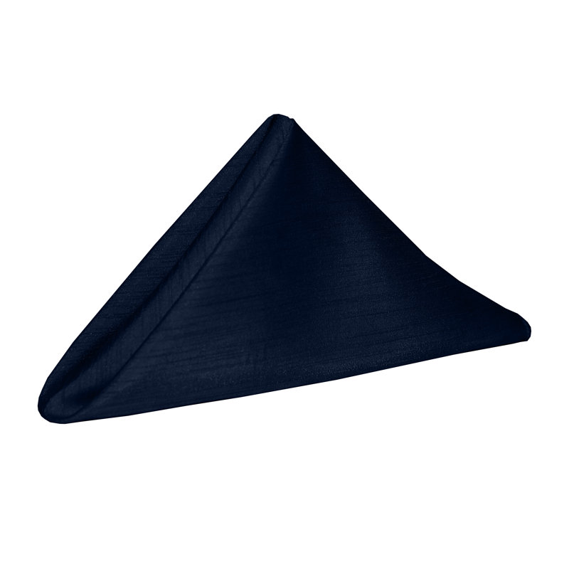 Yulia Silk Square Napkin, Navy, 20" x 20"