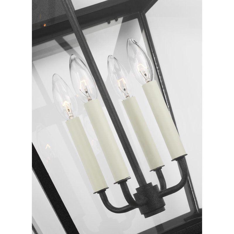 Falmouth Dark Weathered Zinc 4-Light Outdoor Wall Lantern