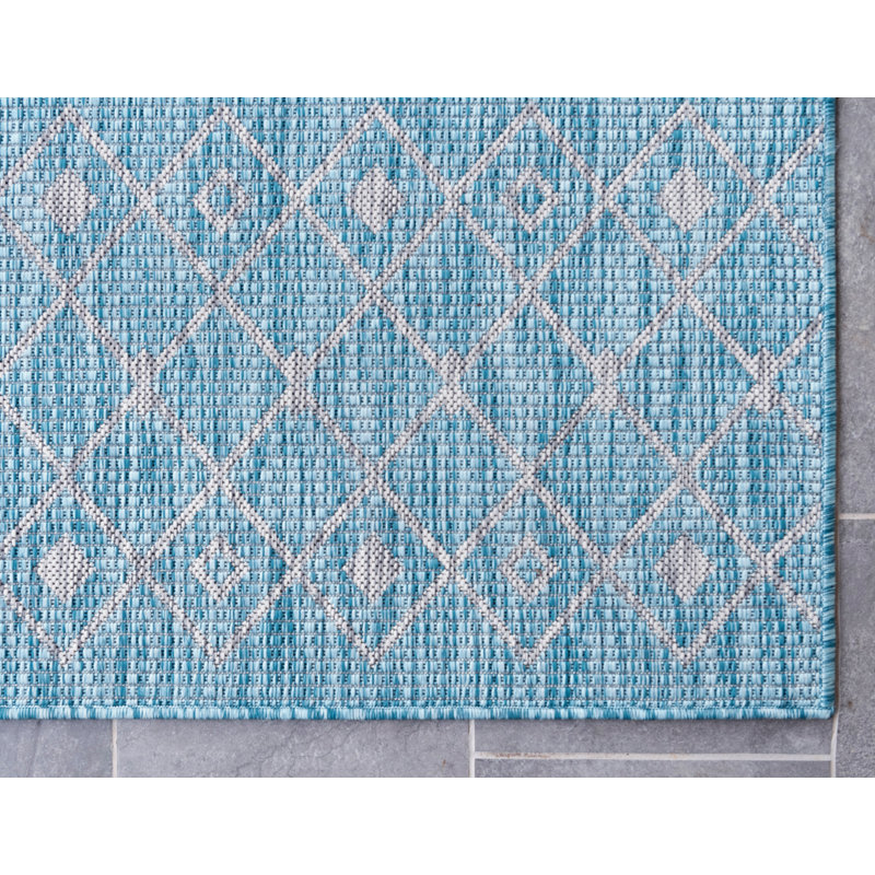 Kimber Geometric Indoor / Outdoor Rug, Rectangle 3'3" x 5'3"