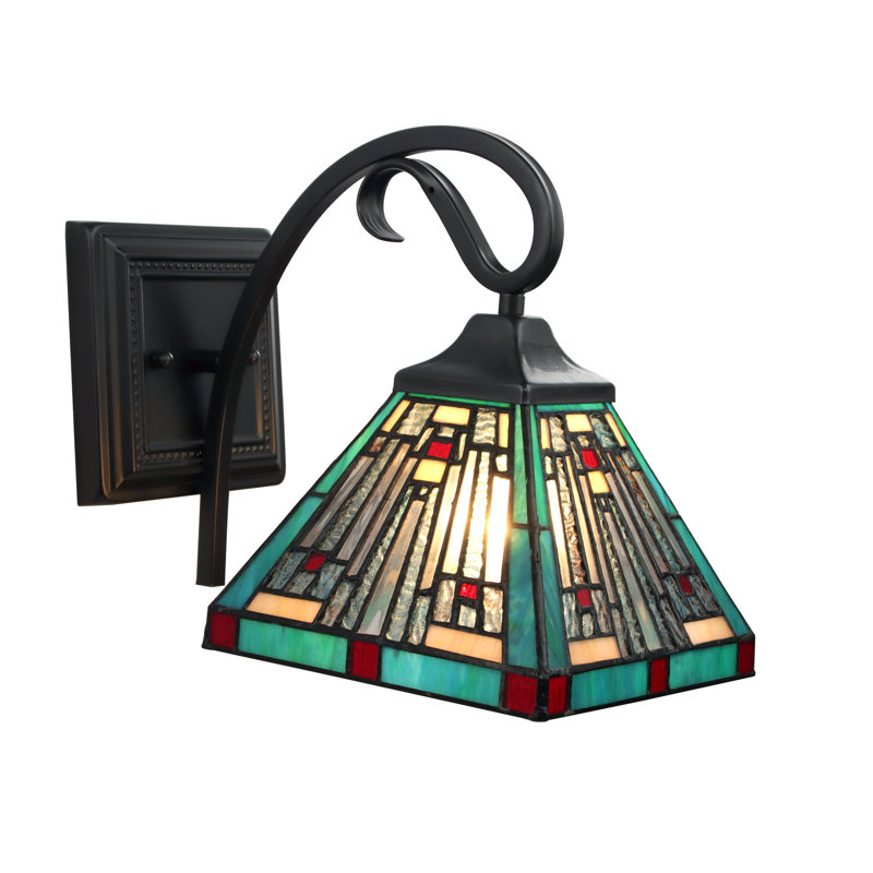 Glass Armed Sconce