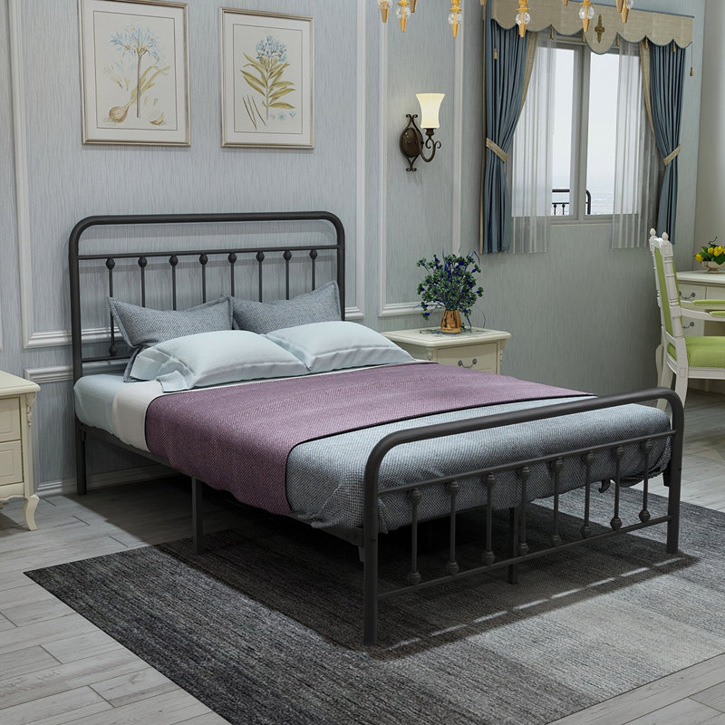 Avaan Metal Open-Frame Bed, Full