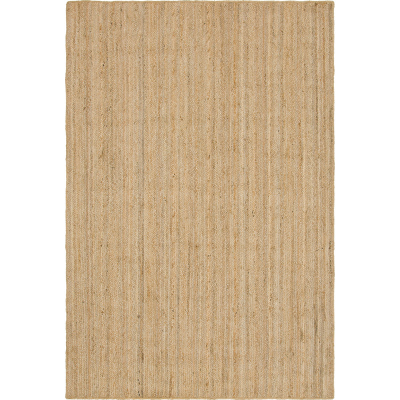 Meador Hand Braided Chindi Rugs, Rectangle 6'1" x 9'2"