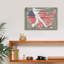 «Usa Flag And Batt» par Art Licensing Studio, art mural sur toile-1386857130