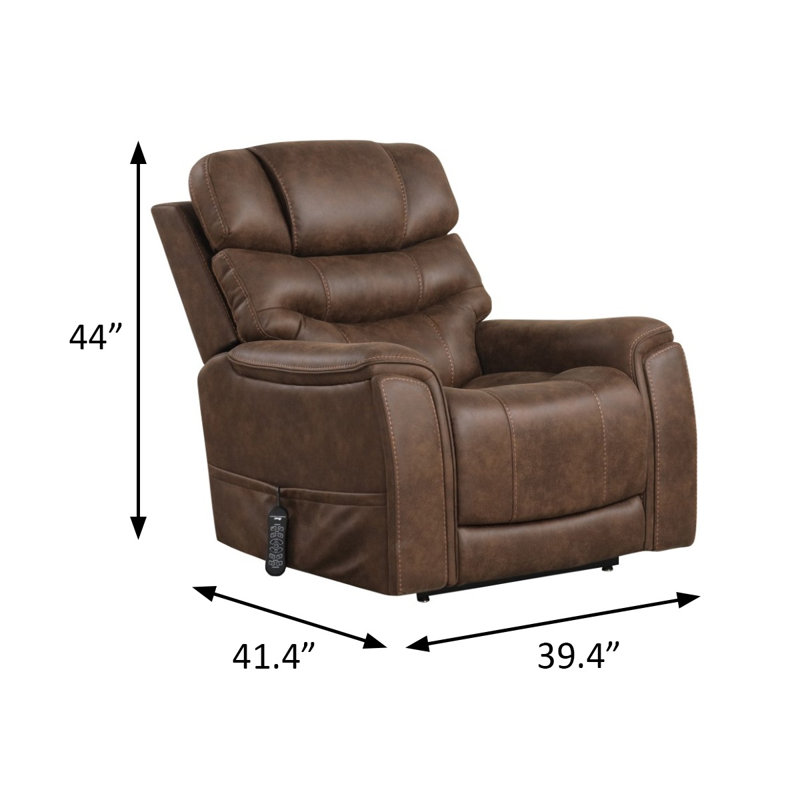 Fauteuil inclinable l 39,4 po, noyer