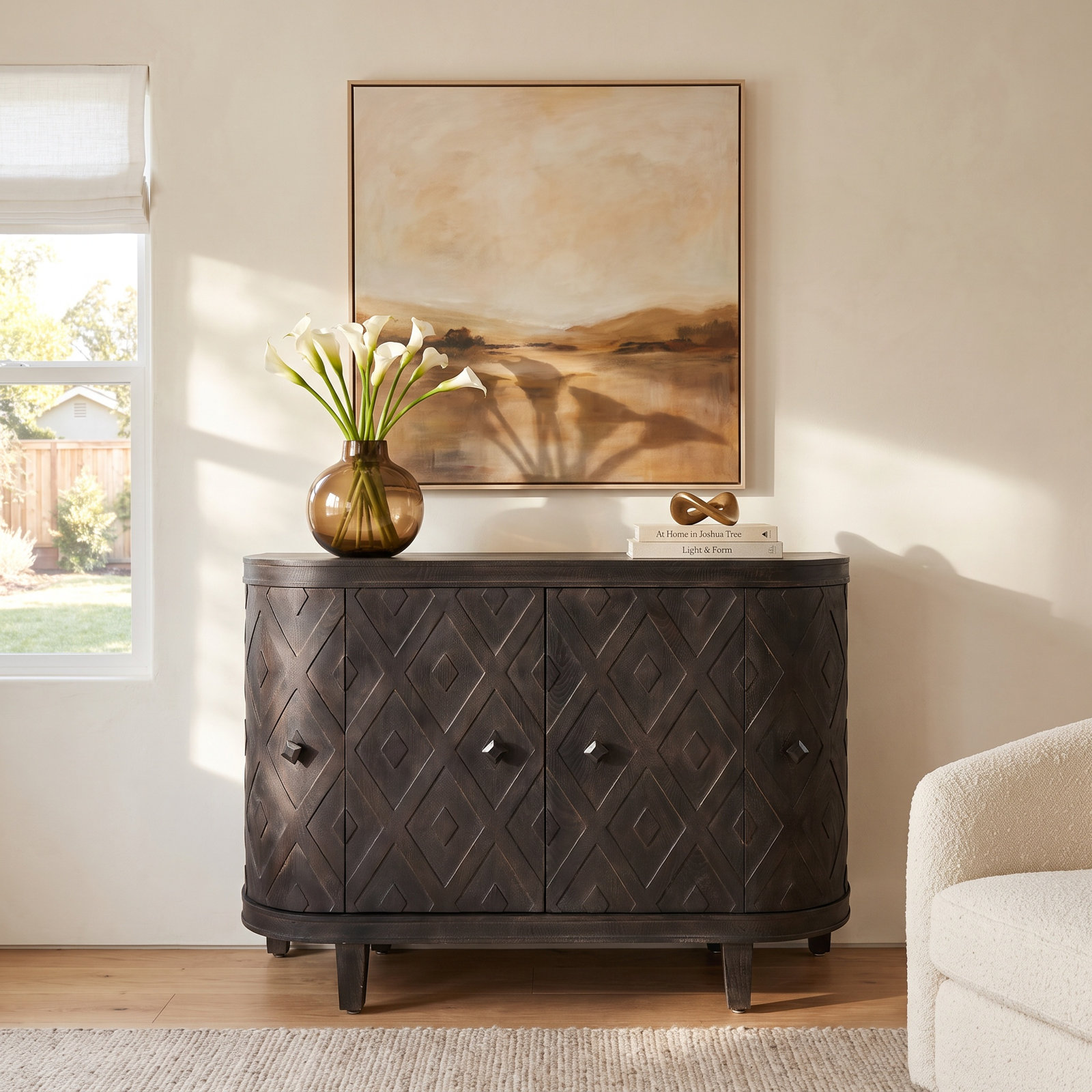 Winfield Accent Cabinet, Dark Brown