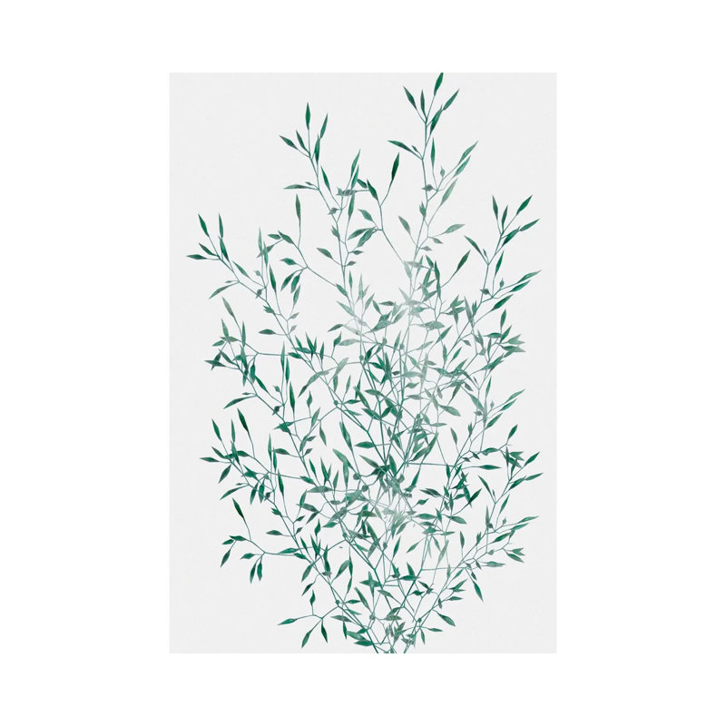 Misty Grass 1 Piece Wall Art on Canvas, 20.32 cm H x 30.48 cm W, No Frame