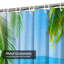 Palm Beach Sunset Thailand Ocean Exotic Shower Curtain with 12 Hooks-1398409742