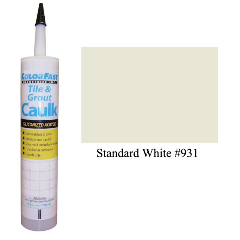 Calfeutrage couleur rapide, Blanc standard
