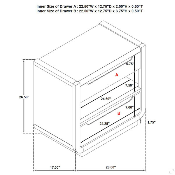 Dimensions du produit