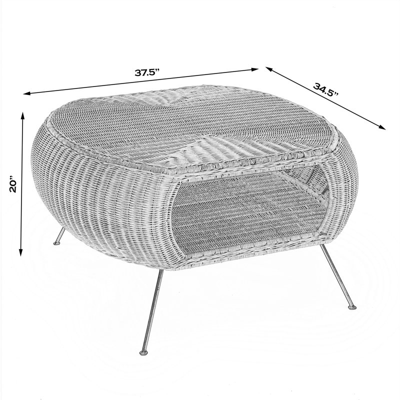 Coralitta Rattan Coffee Table