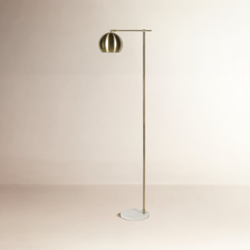 Martinique 63'' Task Floor Lamp, Brass