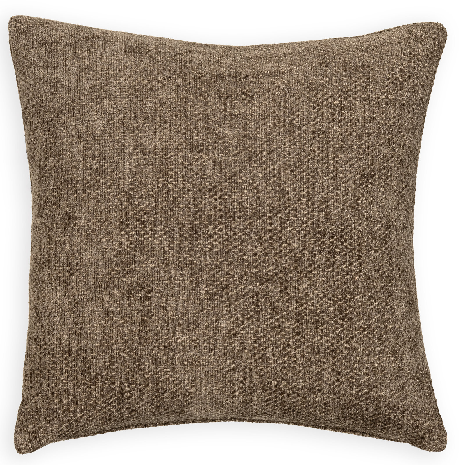 Throw Pillow, Feather, Espresso, 22" x 22"