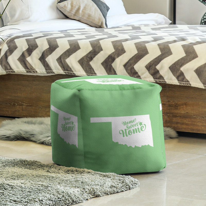 Repose-pieds à cubes tulsa doux home, Vert