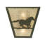 Rustic Lodge 2 - Light Flush Mounted Sconce