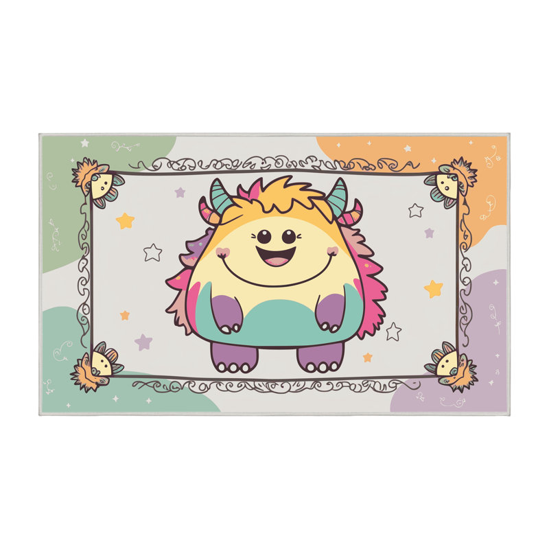 Tapis de vacances d'Halloween The Holiday Aisle®, Rectangle 5 pi x 7 pi