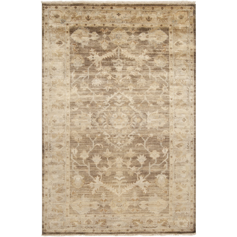 Ehlers Wool Oriental Indoor Rug, Rectangle 5'6" x 8'6"