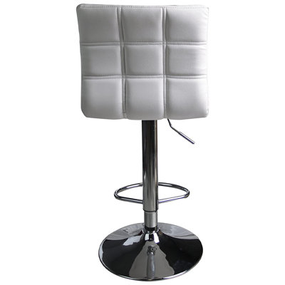 Ludly 32.5" Swivel Upholstered Adjustable Height Counter Stool