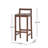 Aloria Acacia Outdoor Stool