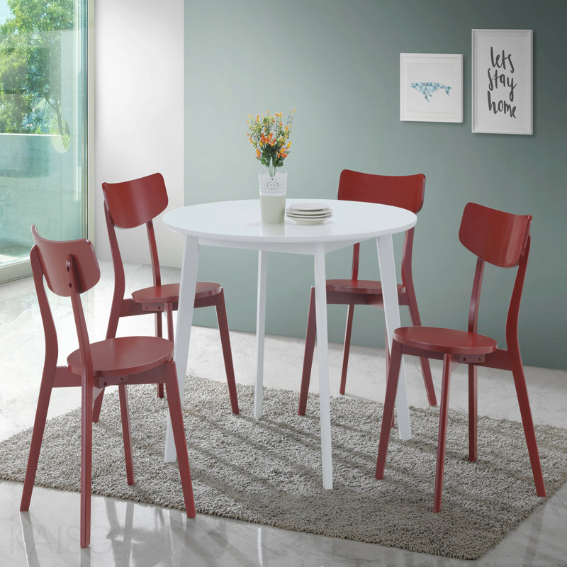 Table de salle à manger ronde contemporaine