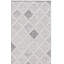Tapis gris / ivoire en polypropylène tissé à la machine Marimension-1784321043