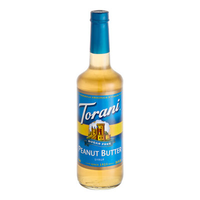 Torani Sugar-Free Peanut Butter Flavouring Syrup 750 Ml Glass Bottle 880372541