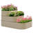 Paddyjoe  EverGrow 3-Tier Galvanized Steel Raised Garden Bed Kit – Stackable Planter Boxes with Safety Edging, 62.25”x43”x32.25” for Backyard, Patio & Outdoor Gardening-337673813