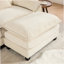 Canapé-lit confortable à assise simple sans repose-pieds, canapé modulaire moderne pour salon, chambre à coucher et appartement avec coussin rembourré respirant-1408973962